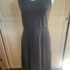 Indigenous grey dress tie up in the back